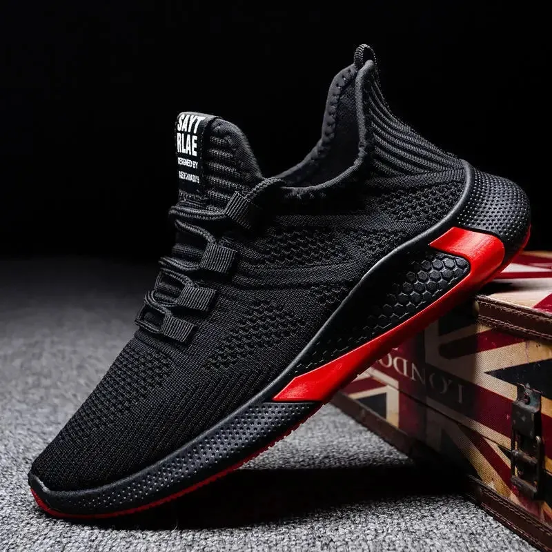 2025 THRILL™ Men Sneakers Breathable Mesh Casual Shoes Black White Platform Shoes Fashion Sneakers Luxury Men's Shoes Tennis Man