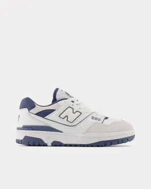 550 White / Vintage Indigo Low Top Sneakers