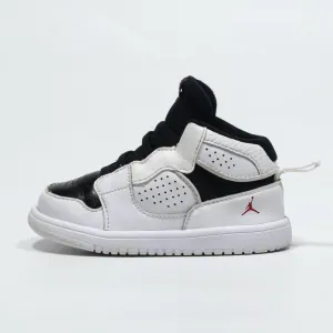 Air Jordan Sneakers Leather White Color For Kids