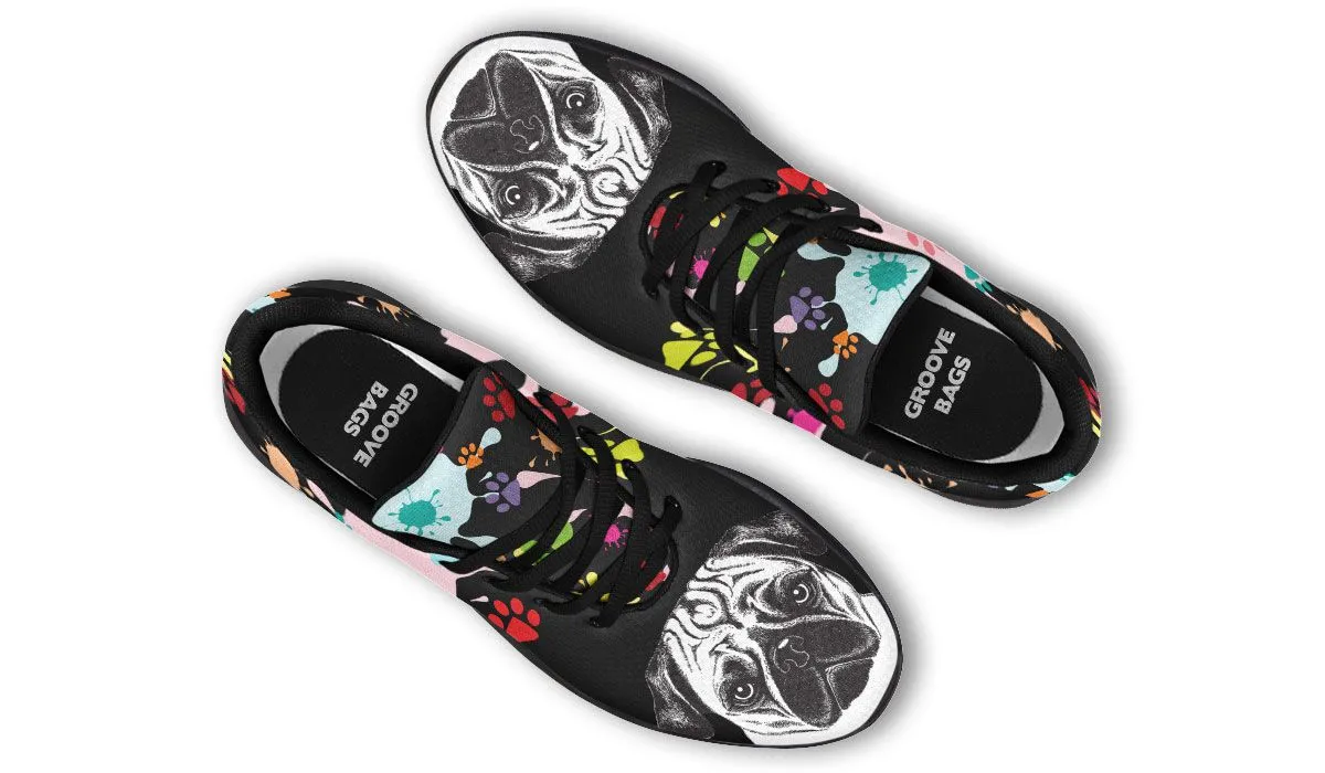 Artsy Pug Sneakers