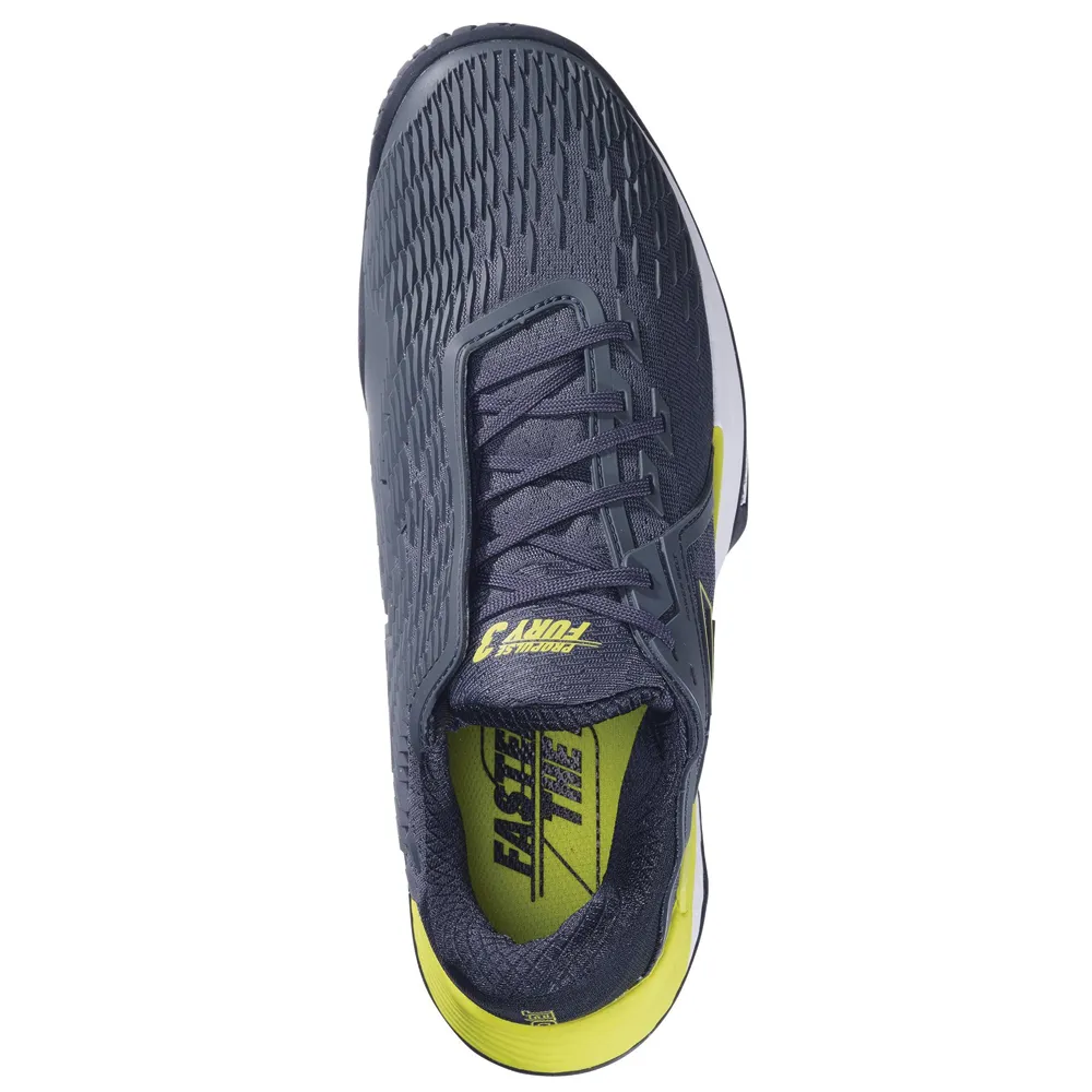 Babolat Propulse Fury 3 All Court (Mens) Tennis Shoe - Grey/Aero