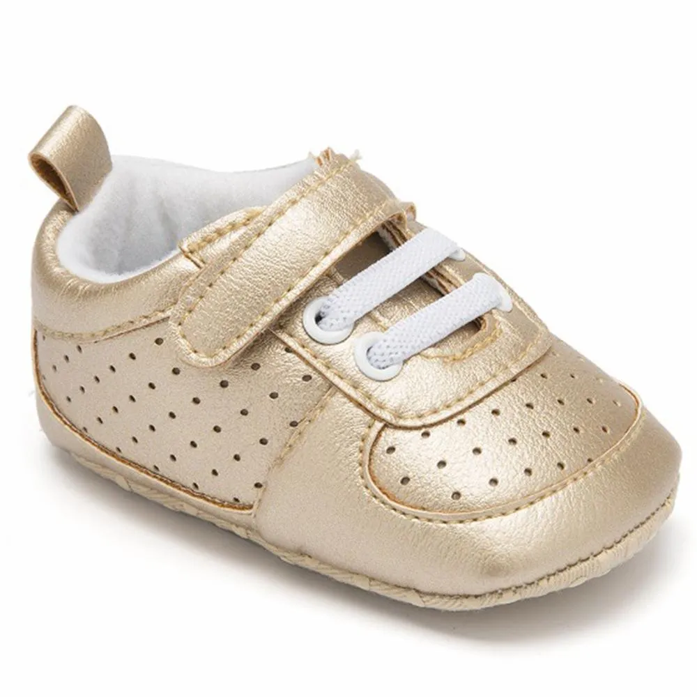 Baby Unisex Breathable Magic Tape Hollow Out Sneakers
