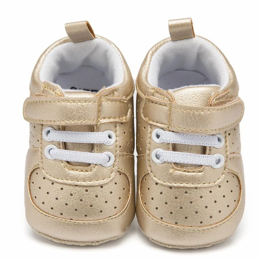 Baby Unisex Breathable Magic Tape Hollow Out Sneakers
