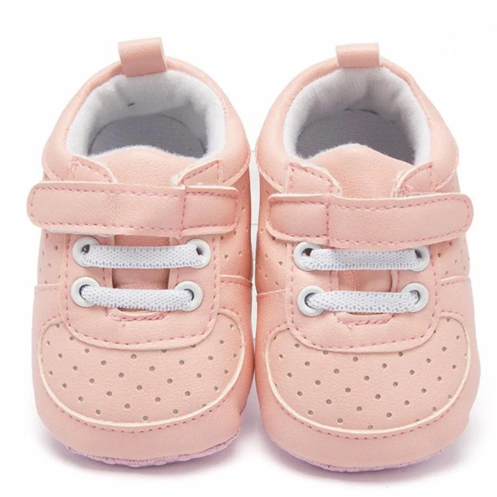 Baby Unisex Breathable Magic Tape Hollow Out Sneakers