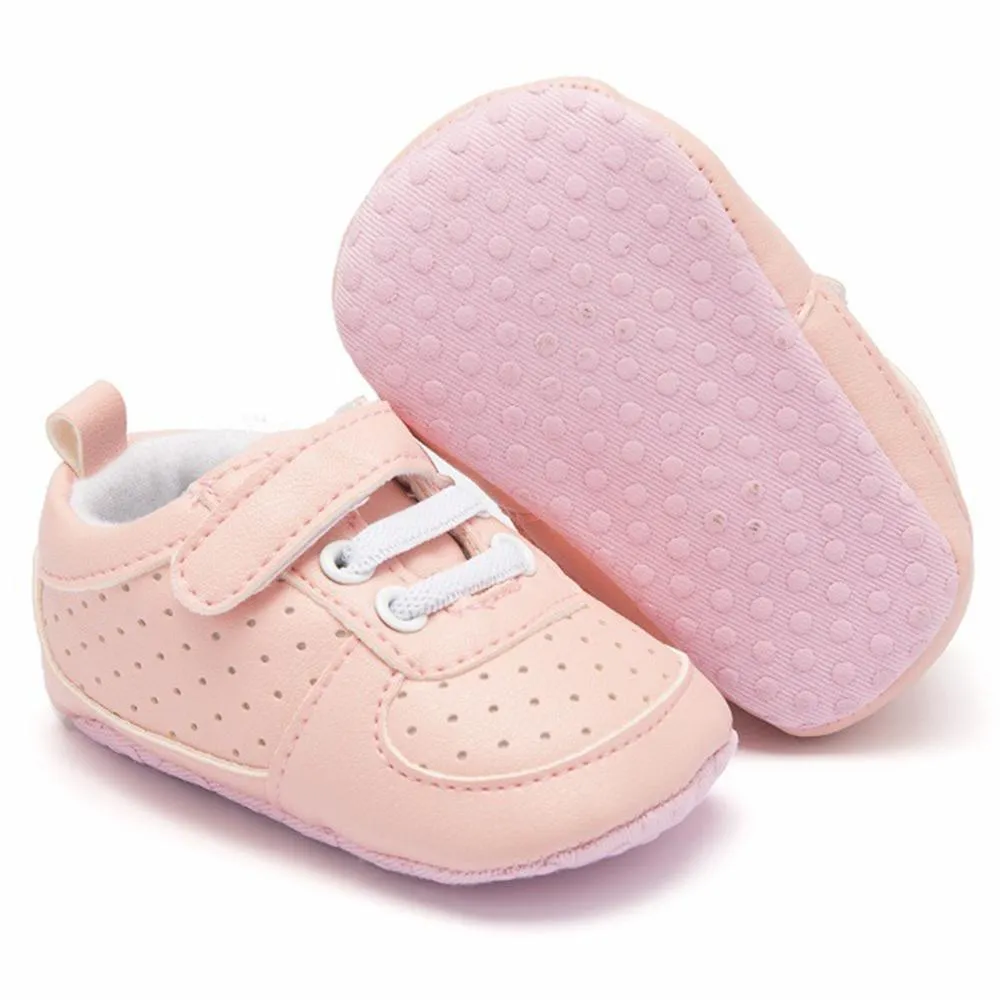 Baby Unisex Breathable Magic Tape Hollow Out Sneakers