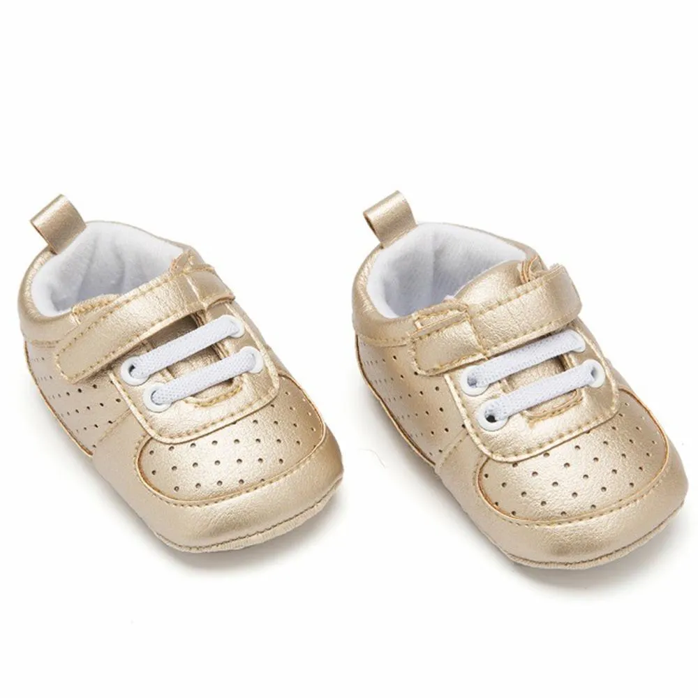 Baby Unisex Breathable Magic Tape Hollow Out Sneakers