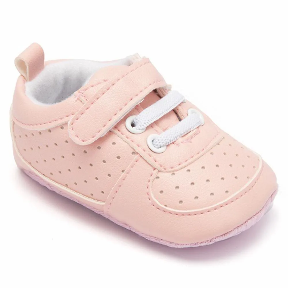 Baby Unisex Breathable Magic Tape Hollow Out Sneakers