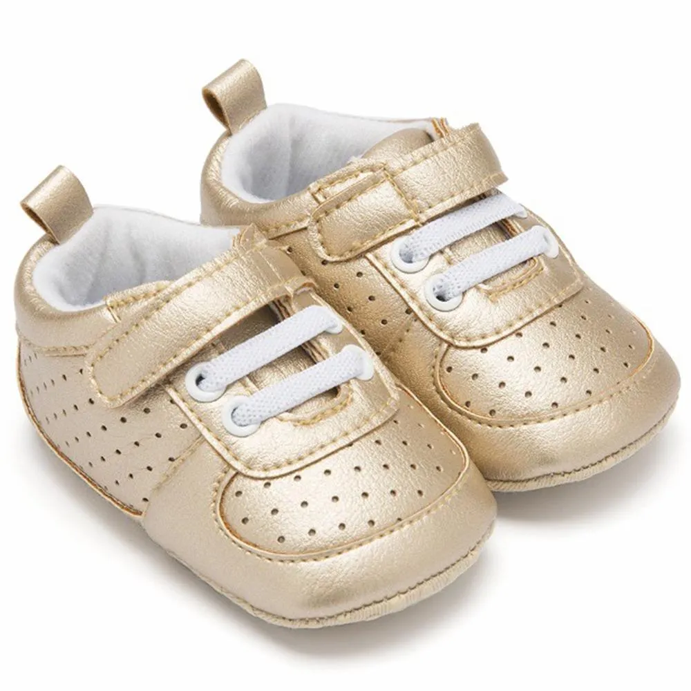 Baby Unisex Breathable Magic Tape Hollow Out Sneakers