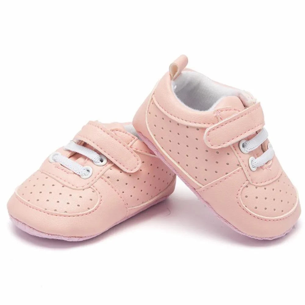 Baby Unisex Breathable Magic Tape Hollow Out Sneakers
