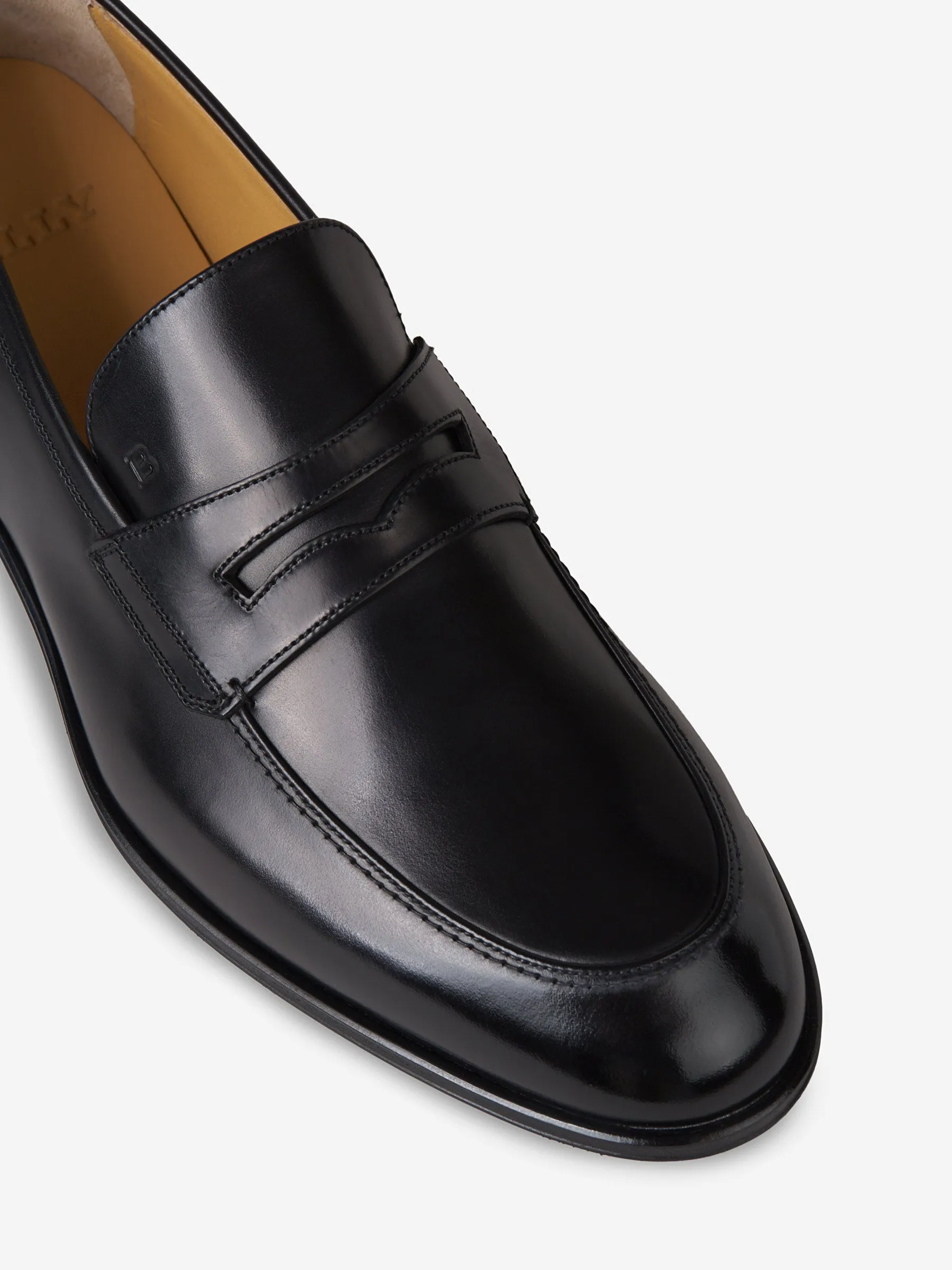 Bally Web Penny Loafers