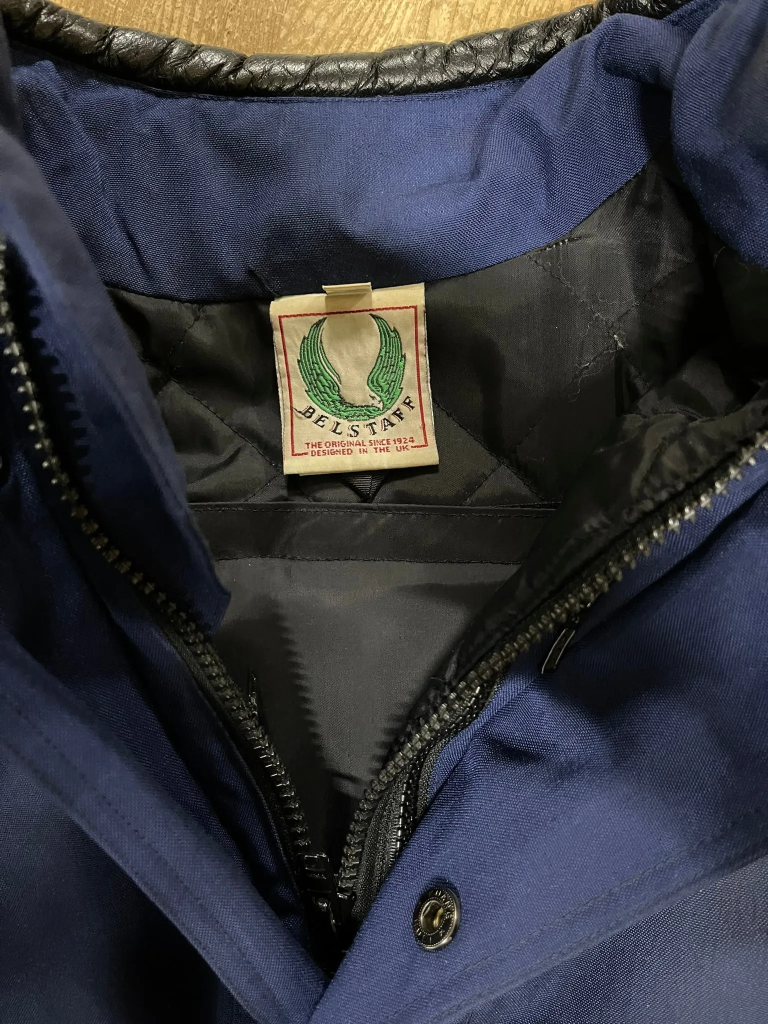 Belstaff Blue Cordura Jacket Large