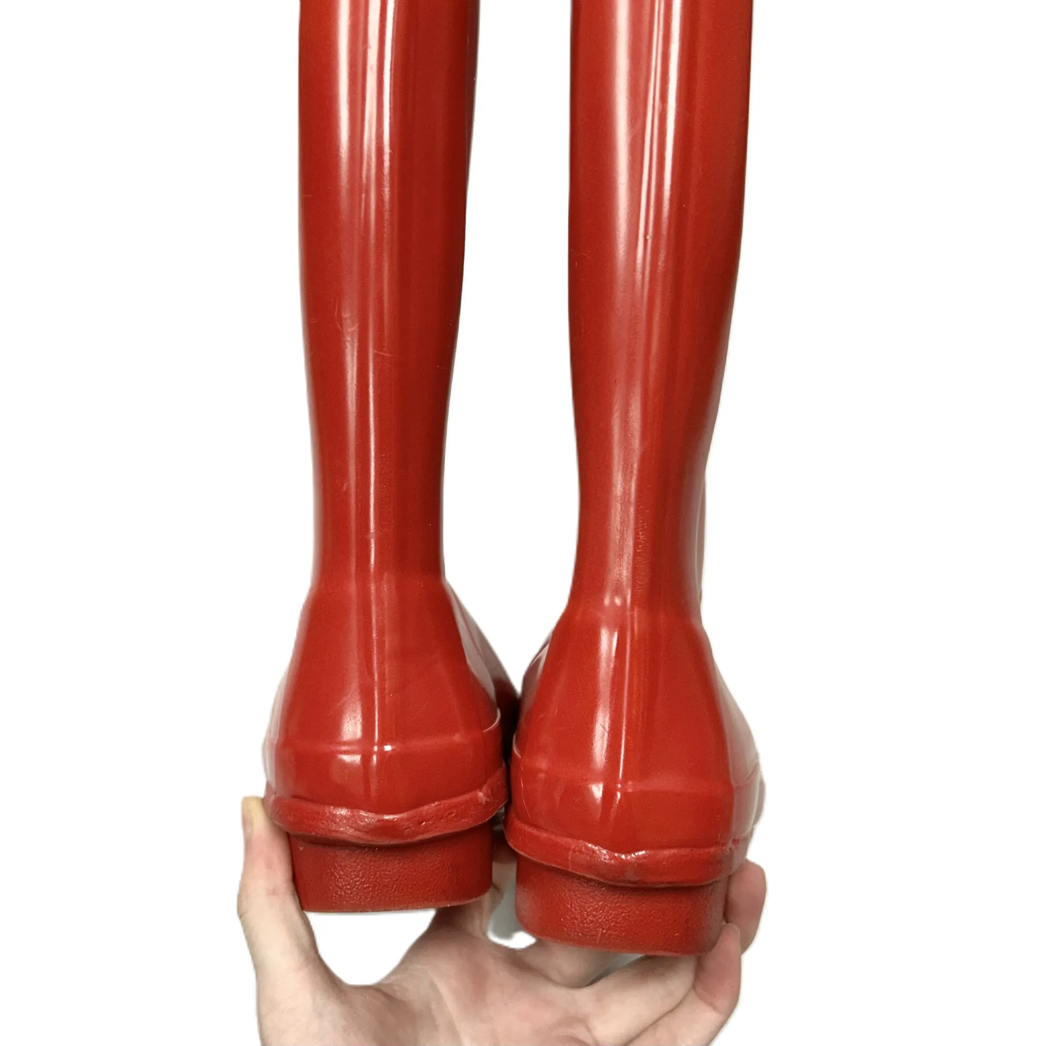 Boots Rain By Hunter In Red, Size: 6