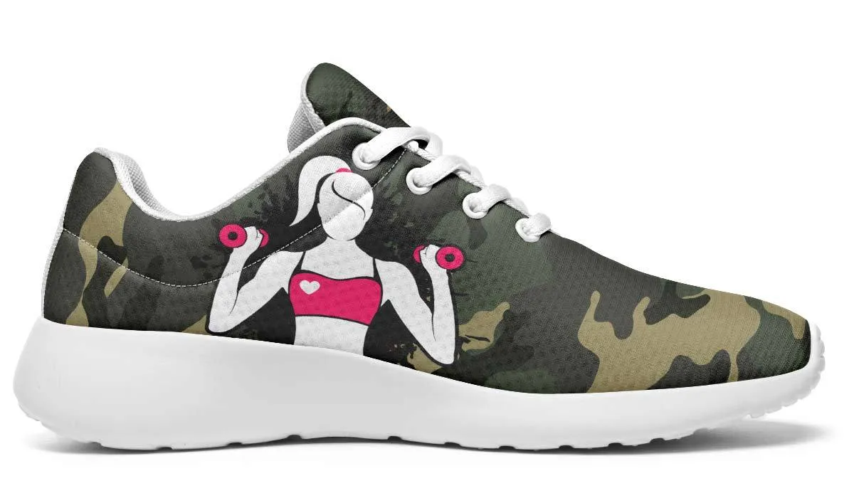Camo Weights Girl In Pink