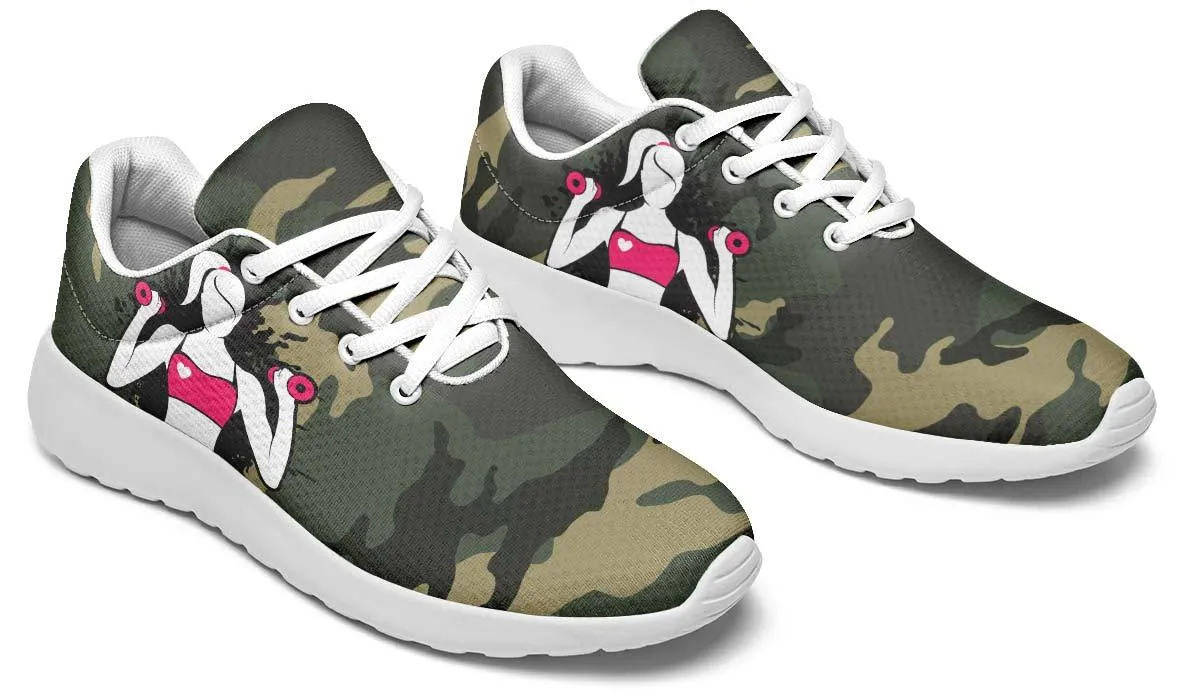 Camo Weights Girl In Pink