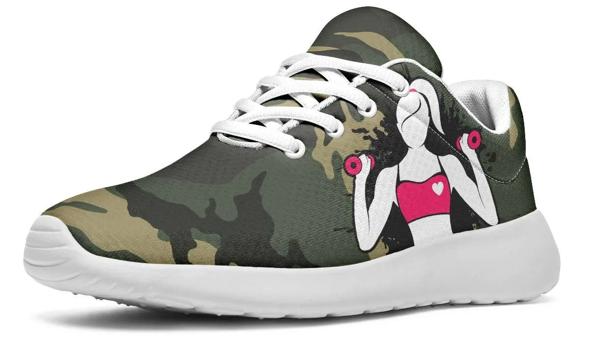 Camo Weights Girl In Pink