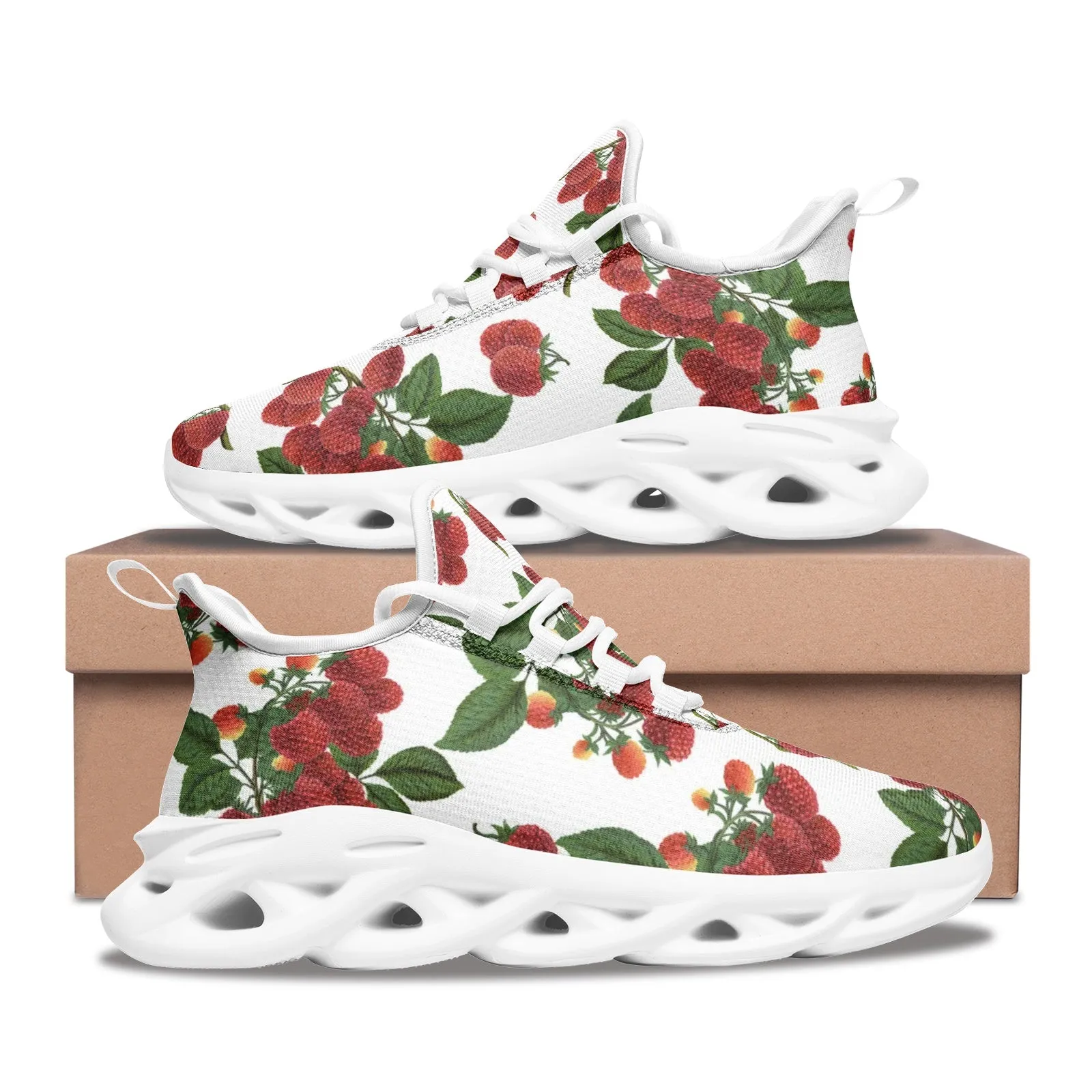 Colossal Raspberry Parfait Unisex Bounce Mesh Knit Sneakers