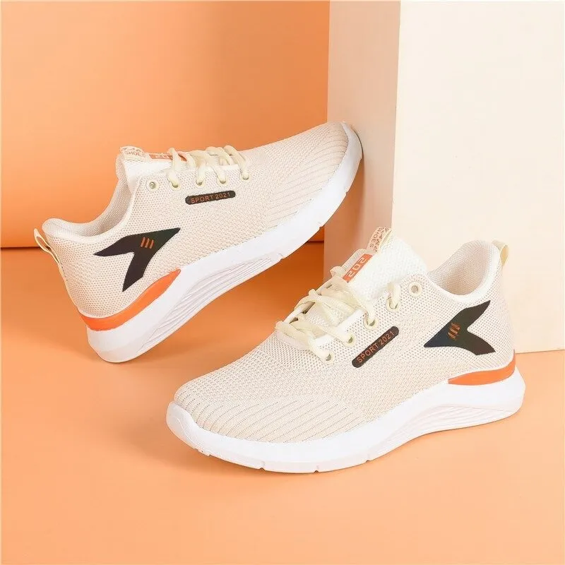 Cuzcare Women Platform Orthopedic Shoes Deodorization Mesh Lace-up Walking Sneakers