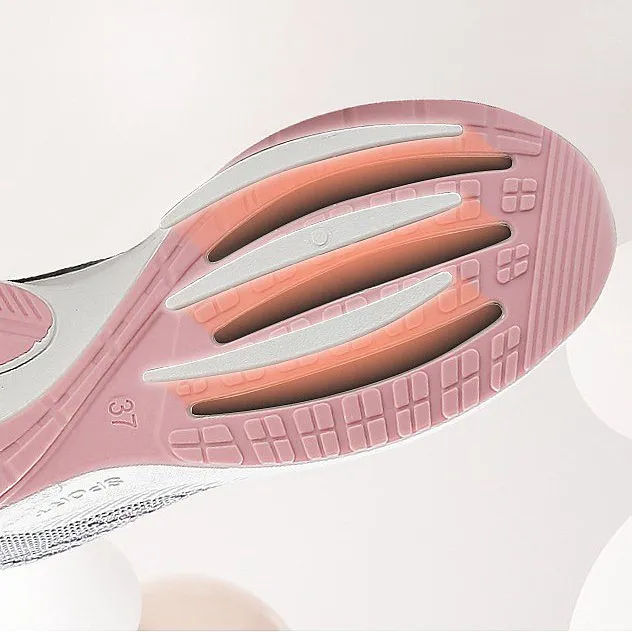 Cuzcare Women Platform Orthopedic Shoes Deodorization Mesh Lace-up Walking Sneakers