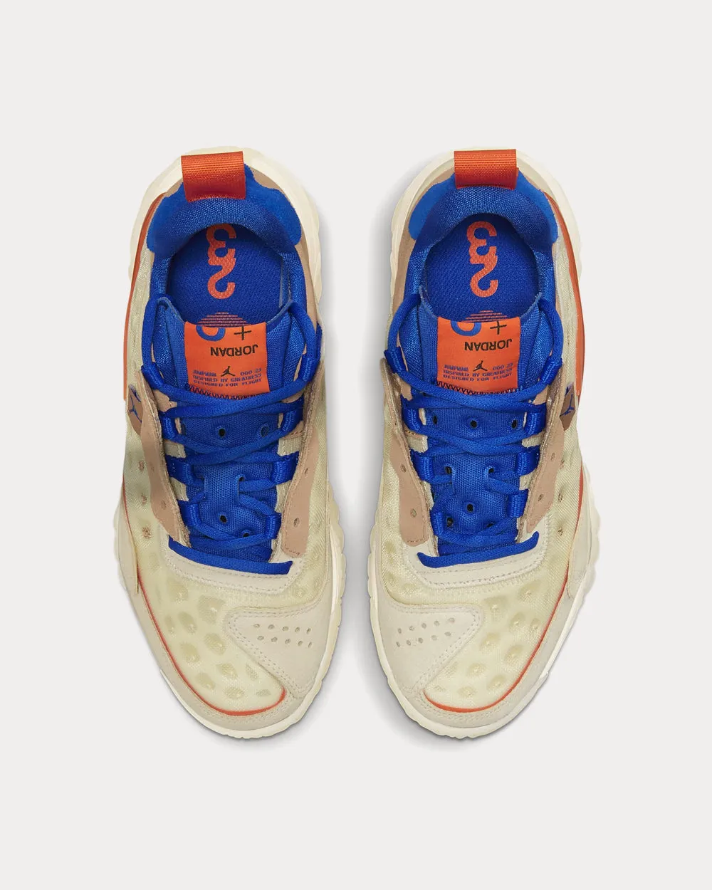 Delta 2 Coconut Milk / Hemp / Orange / Hyper Royal Low Top Sneakers