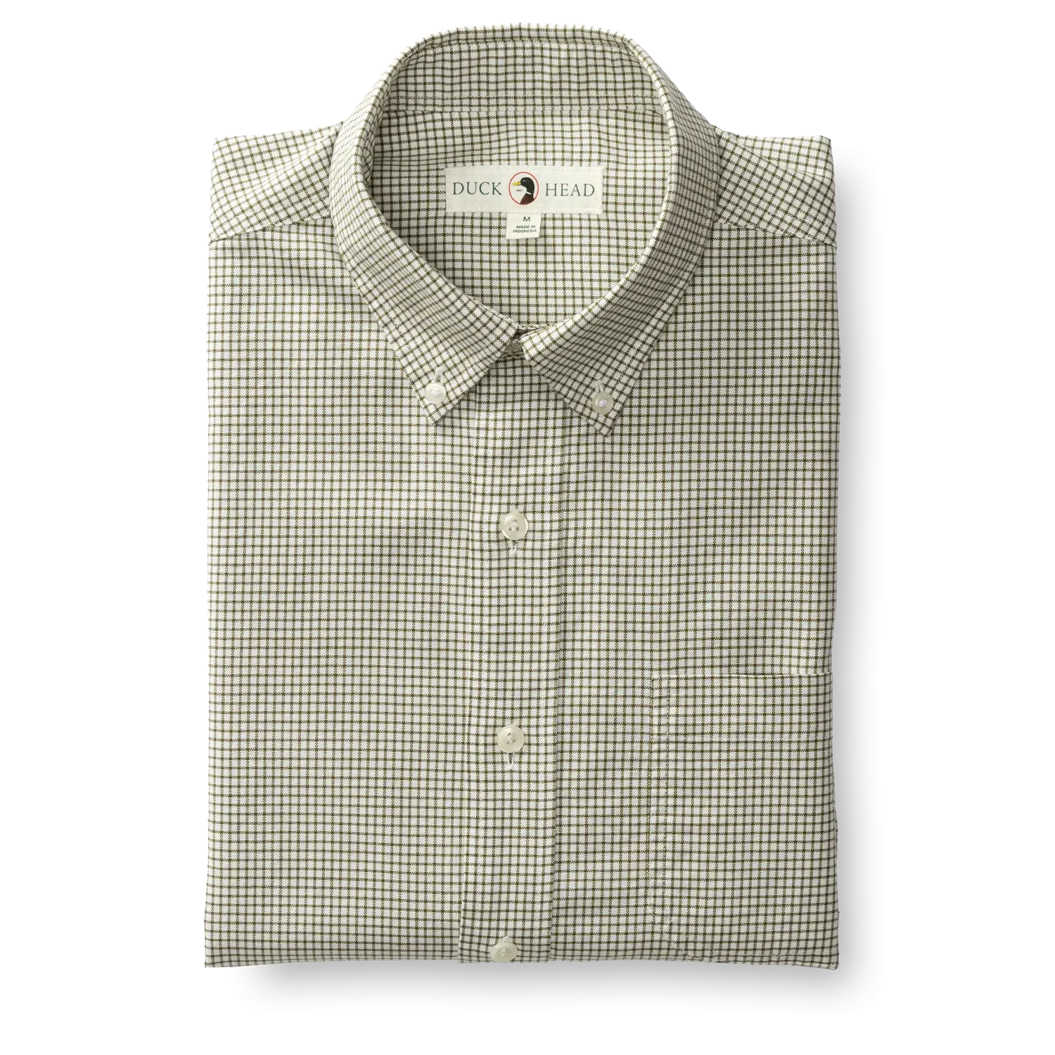 Duck Head Lowery Plaid Cotton Oxford Sport Shirt (2 Colors)