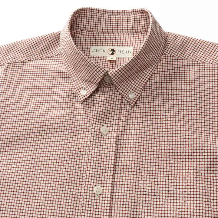 Duck Head Lowery Plaid Cotton Oxford Sport Shirt (2 Colors)