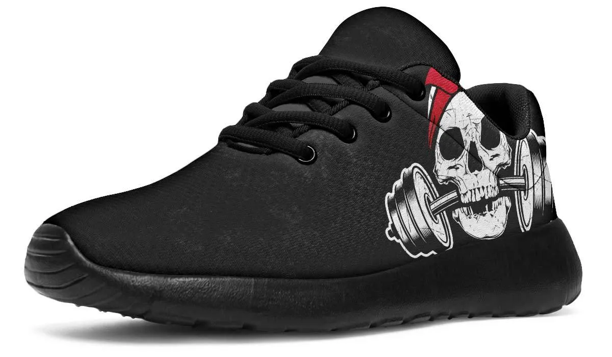 Dumbbell Skull Red Bandana