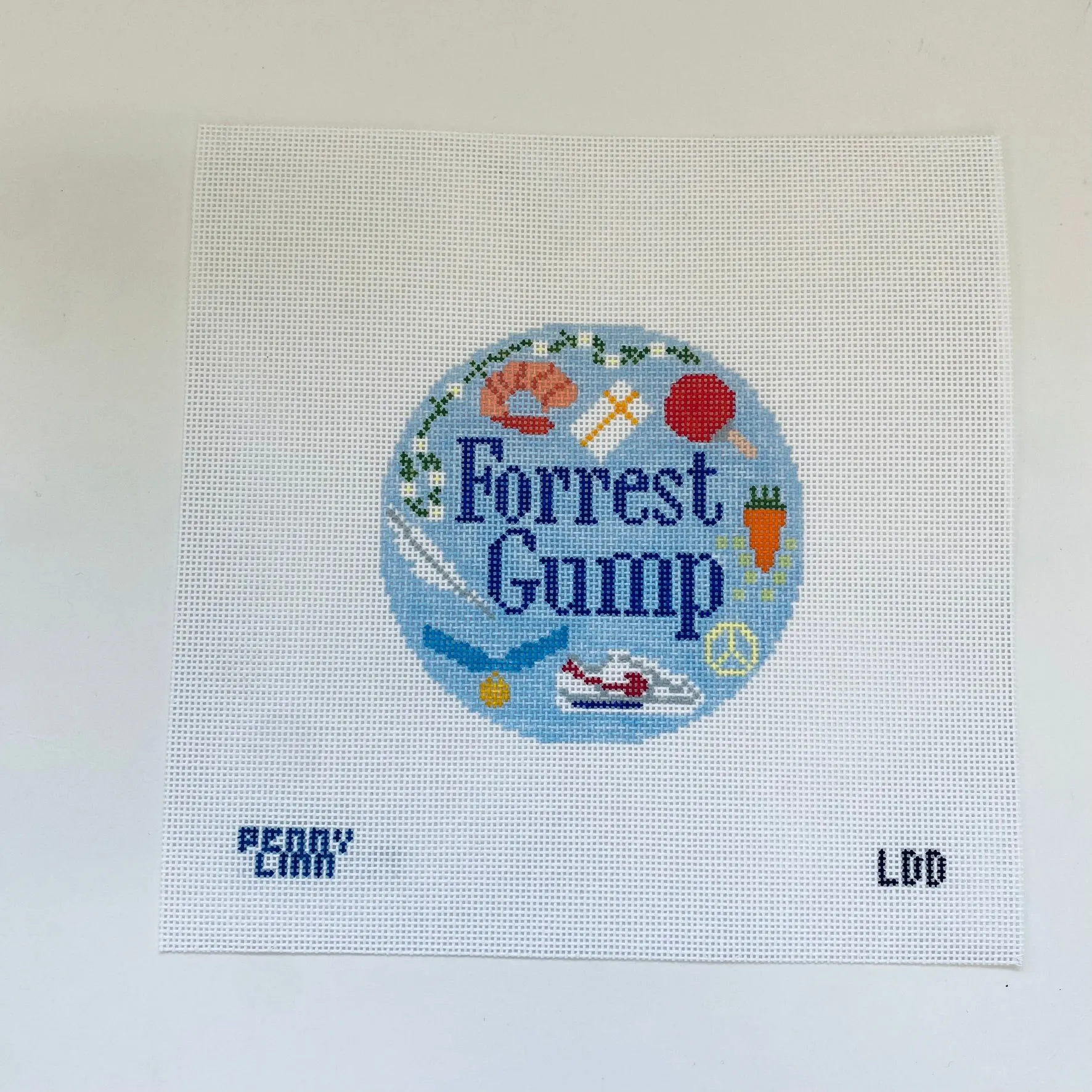 Forrest Gump Round Canvas