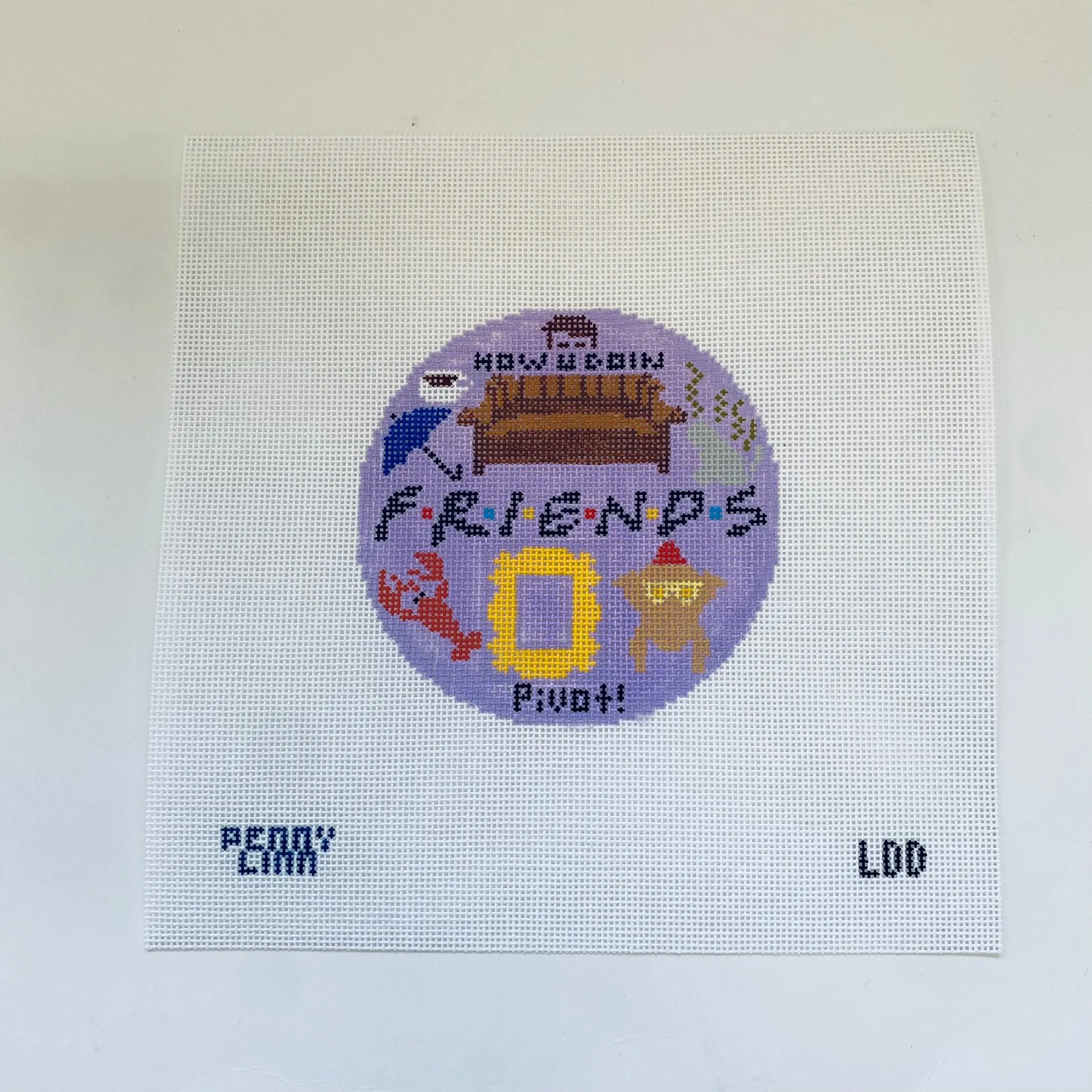 Friends Round Canvas