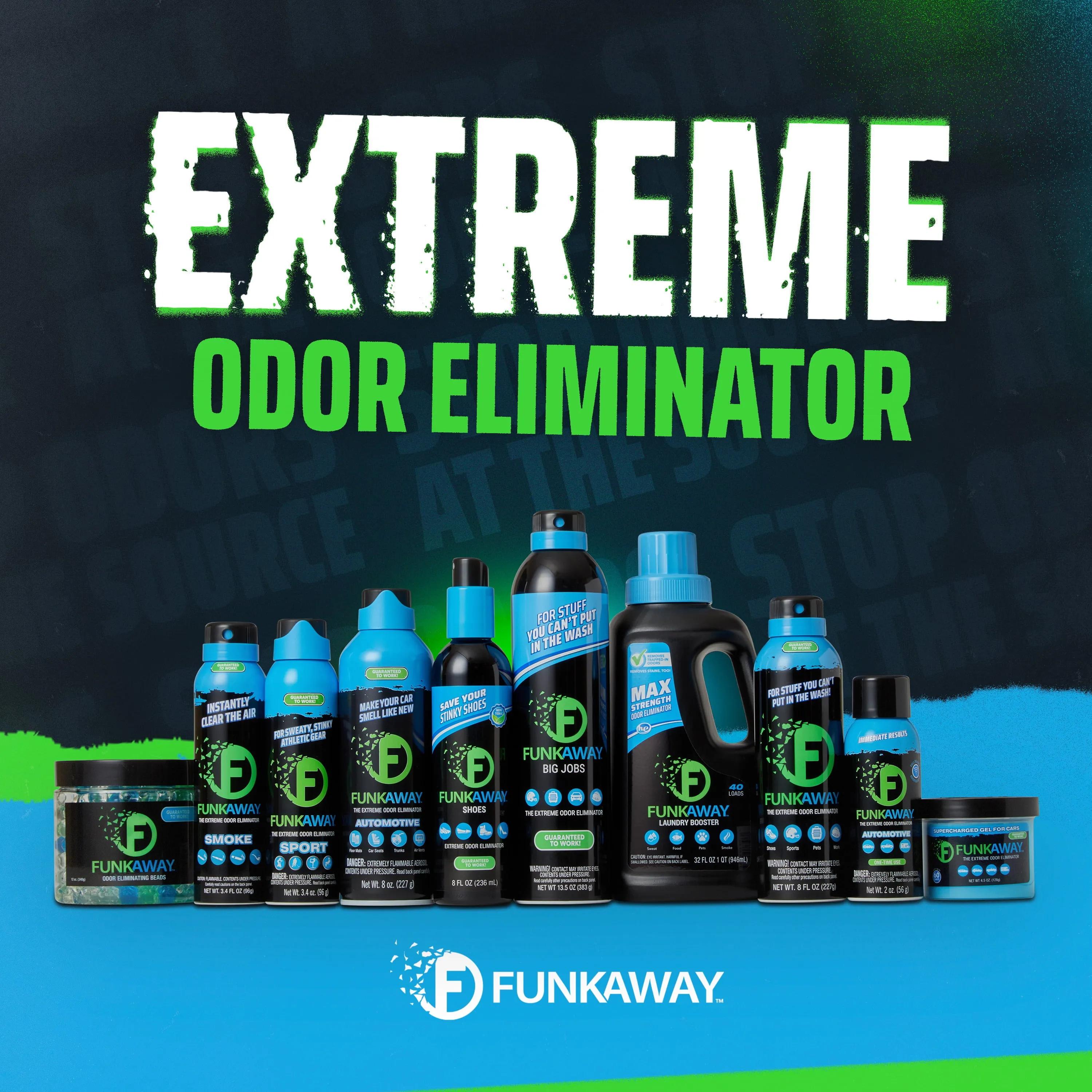 FunkAway - FAO8.0 Pump Spray 8 oz - Extreme Shoe Odor Eliminator