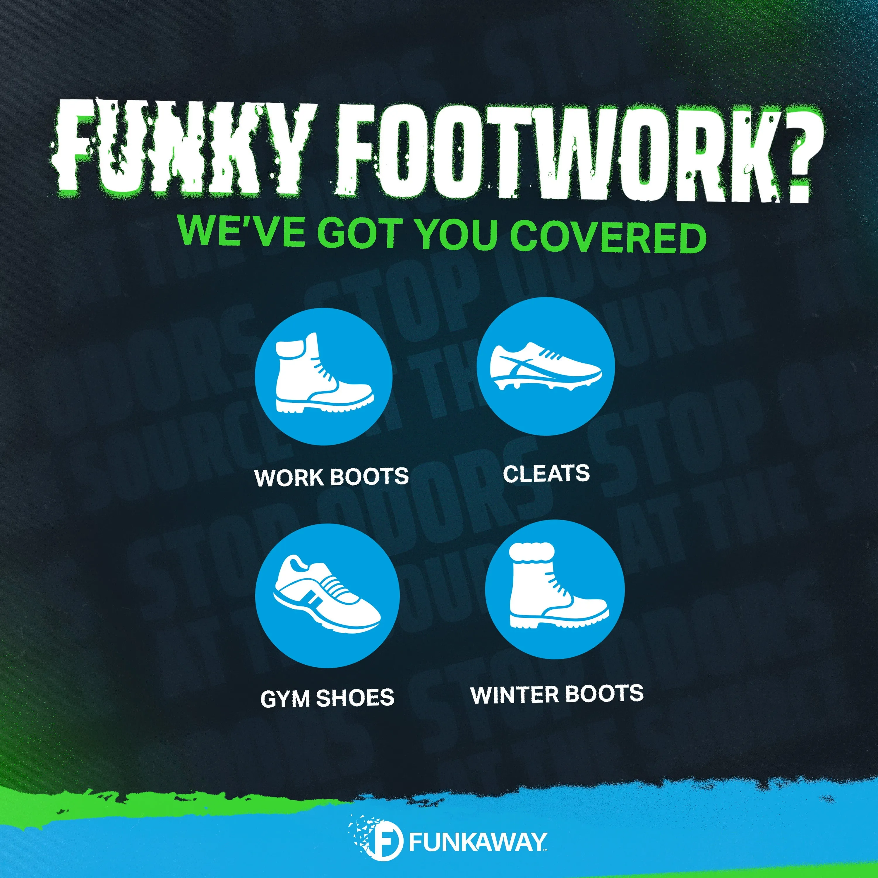 FunkAway - FAO8.0 Pump Spray 8 oz - Extreme Shoe Odor Eliminator