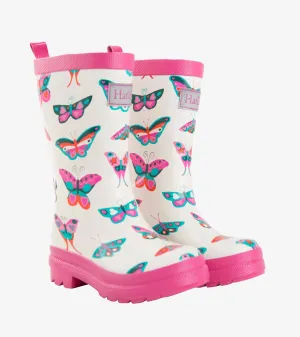 Groovy Butterflies Rain Boots