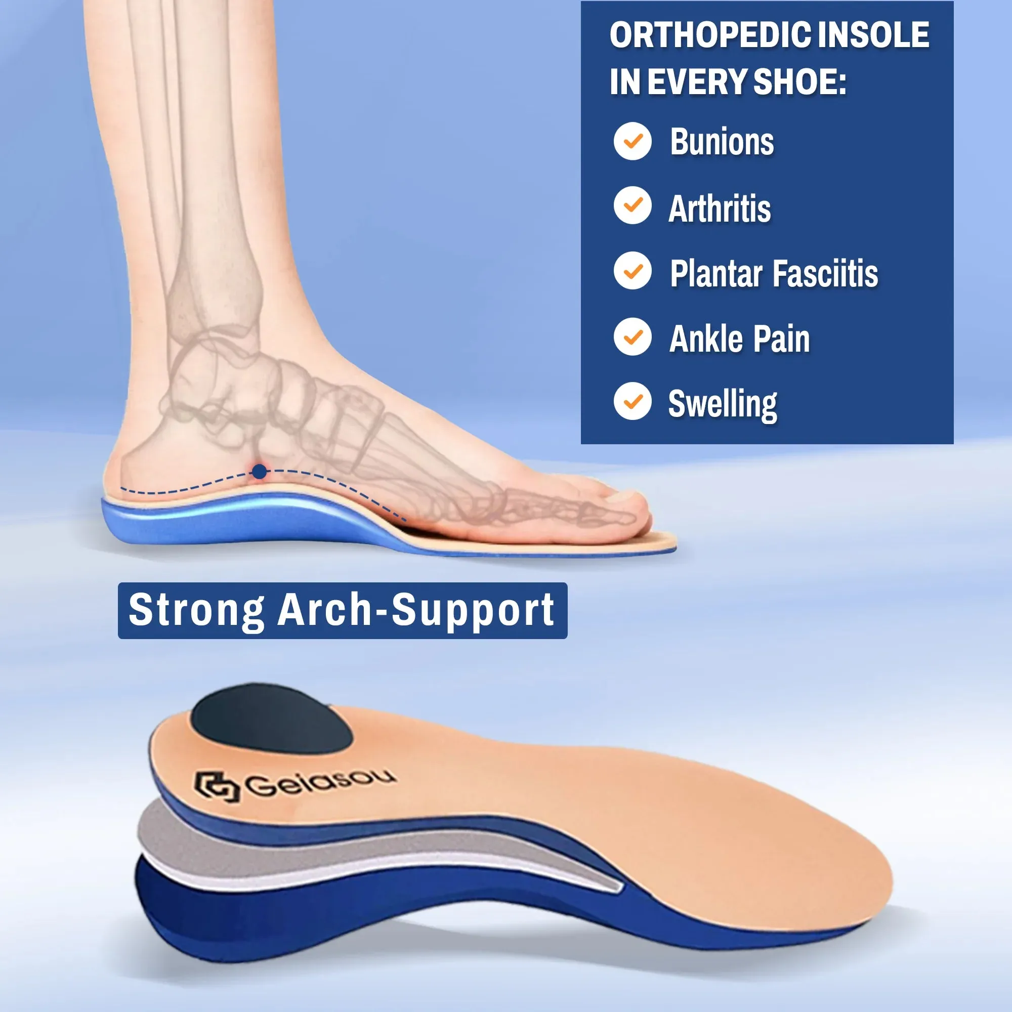 GRW Orthopedic Men Shoes Comfortable Soft Anti Odor Standing All day Comfort Gym Shoes for Summer