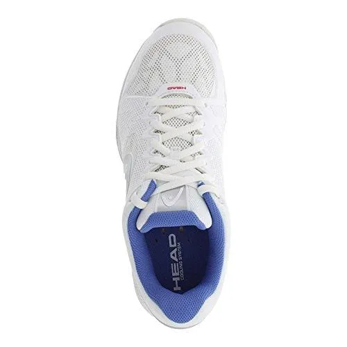 HEAD Women's Revolt Pro 2.5 Tennis Shoes (White/Grey) (6 B(M) US)
