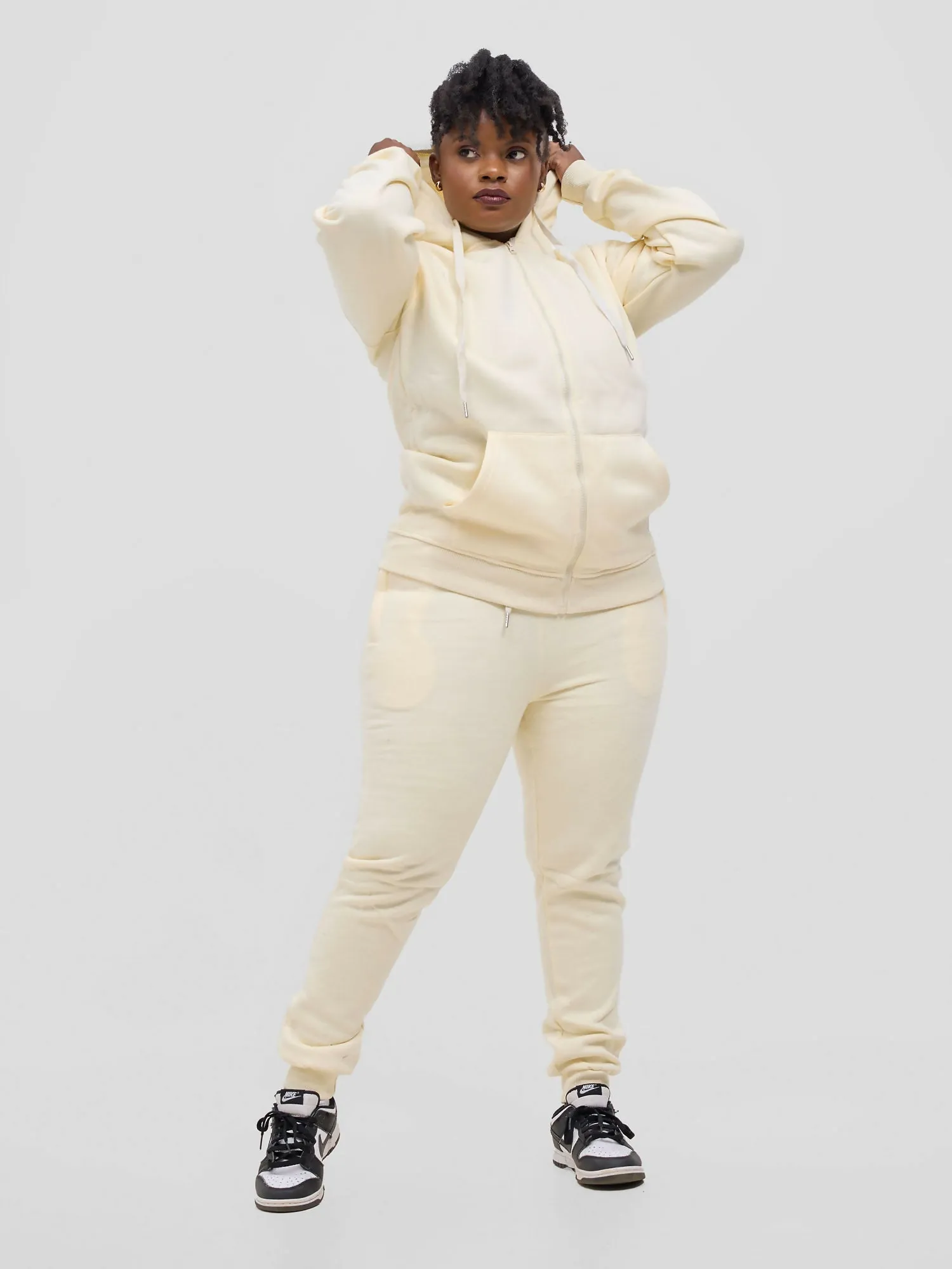 Heavy Warm Tracksuit - Cream
