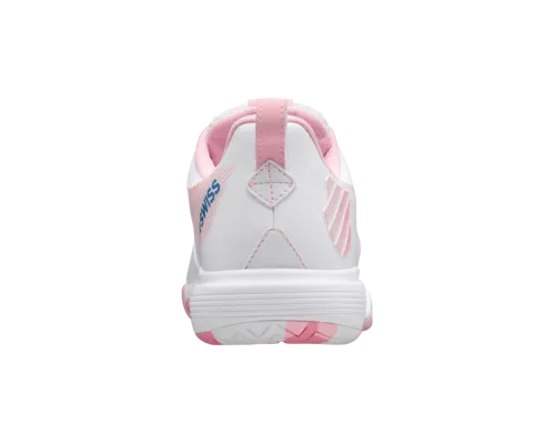 K-Swiss Women's Ultrashot Team White Orchid Pink Star Sapphire Shoes