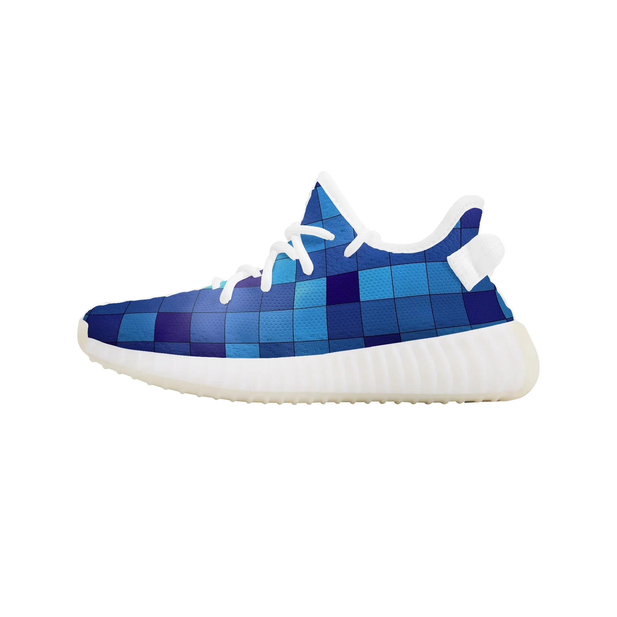 Kids Mesh Knit Sneaker - Blue