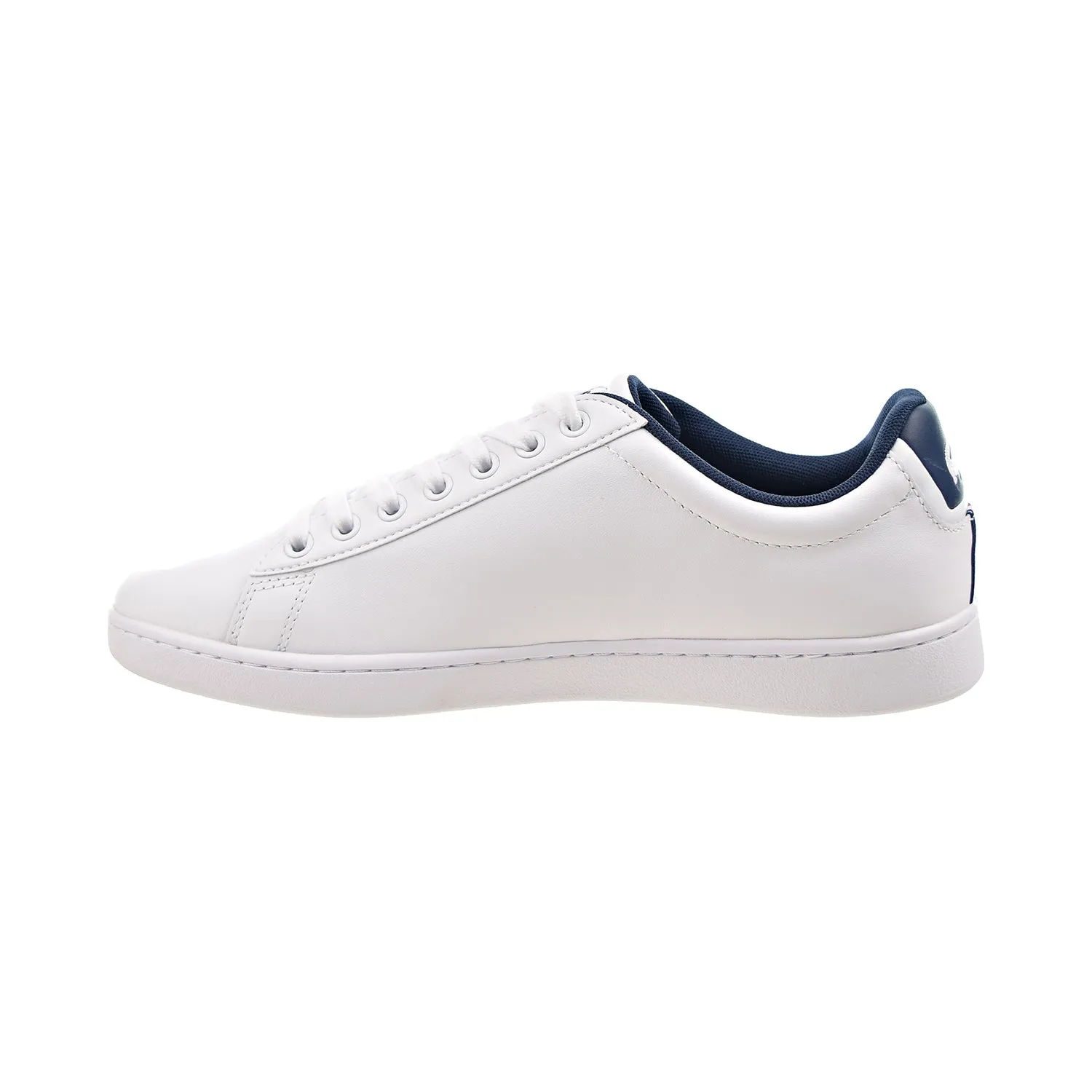 Lacoste Carnaby EVO TRI1 SMA Men's Shoes White-Navy-Red