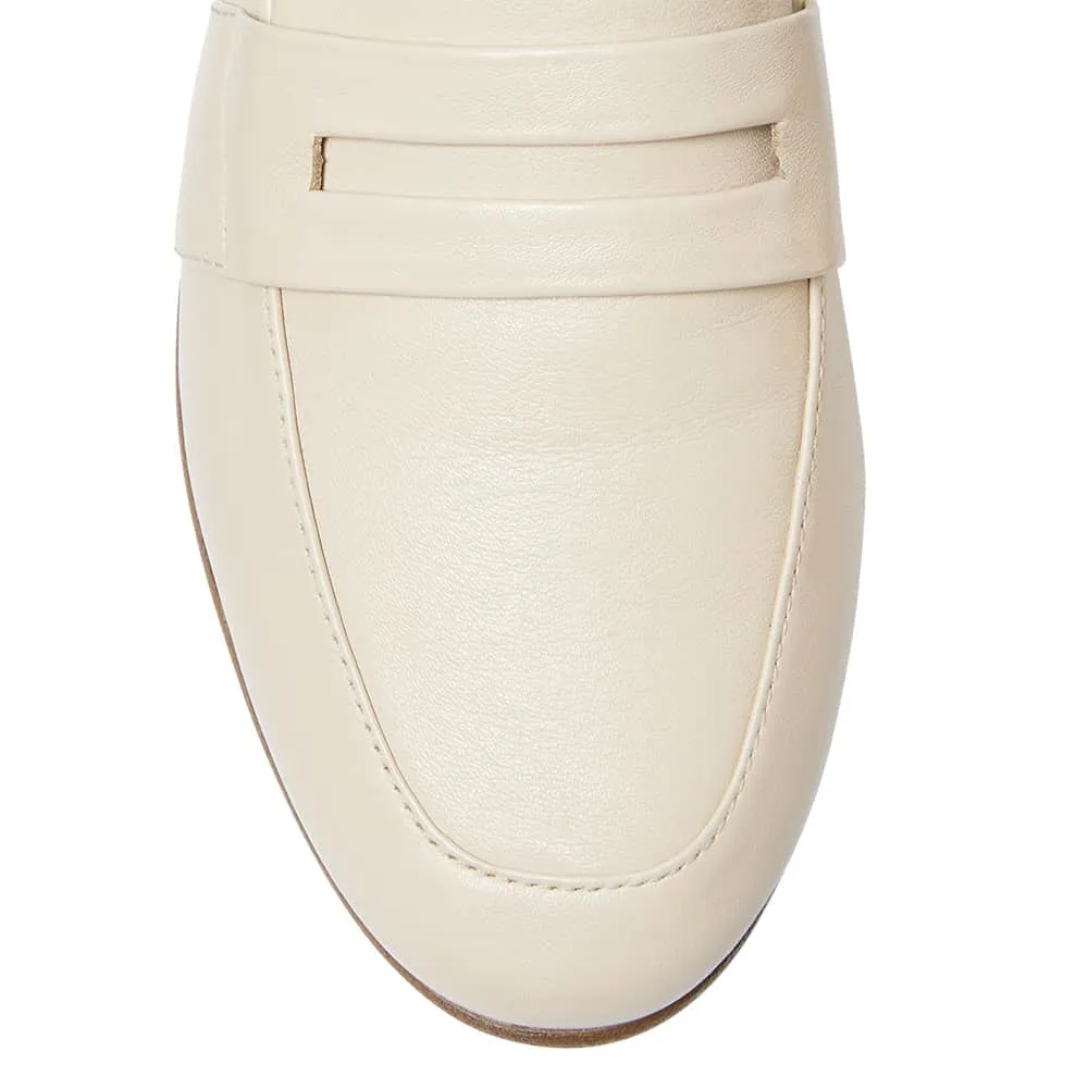Lazaro Loafer in Ivory Leather
