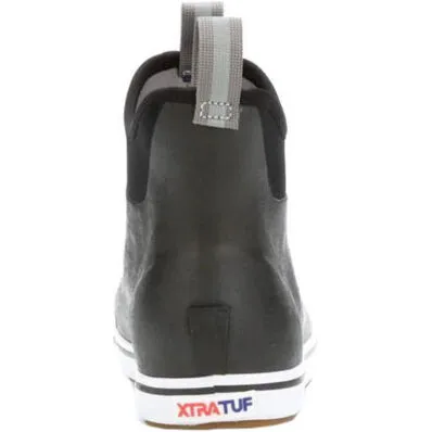 MEN'S 6" ANKLE DECK BOOT - BLACK