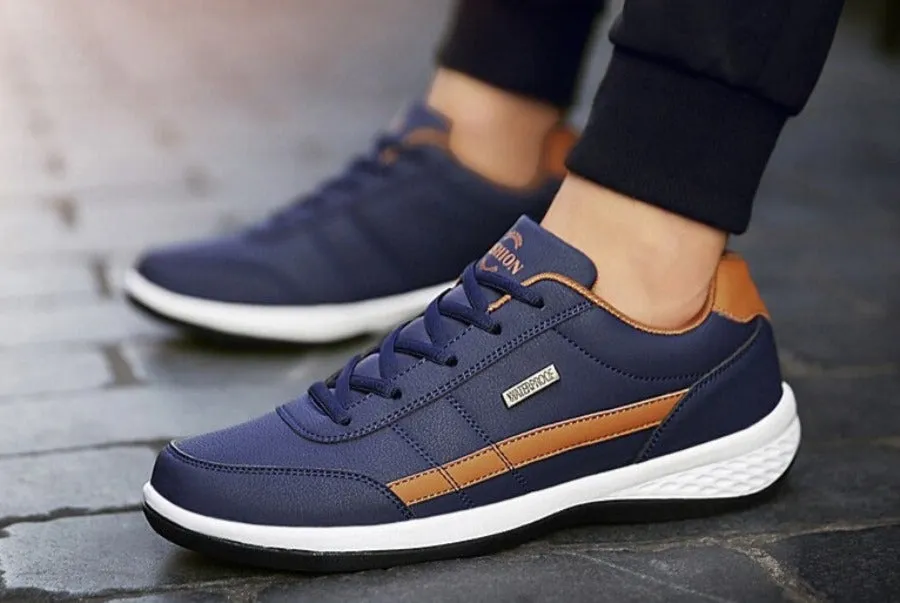 Men's Casual Non-Slip Sneakers | Leather Shoes