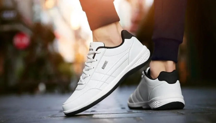 Men's Casual Non-Slip Sneakers | Leather Shoes