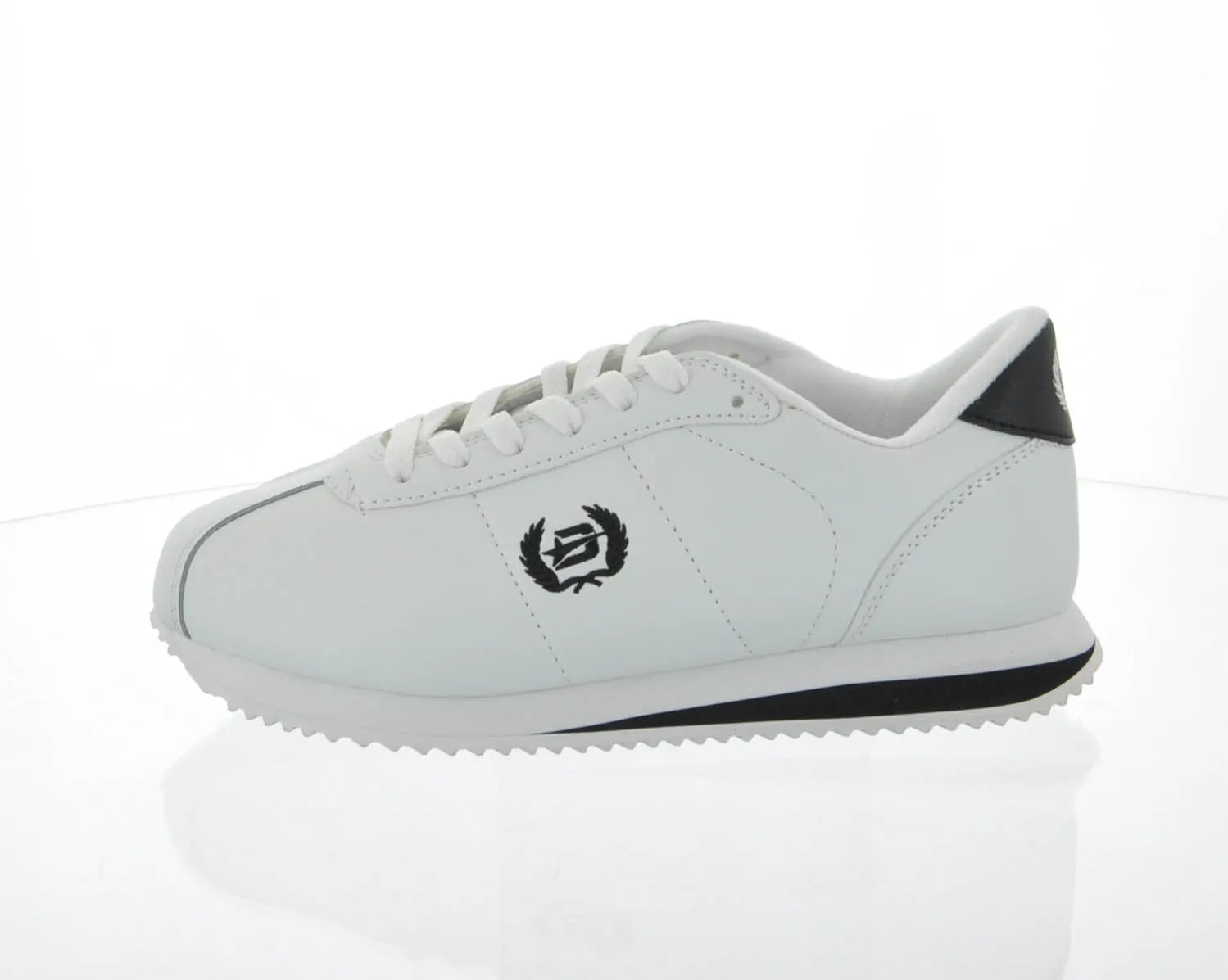 MEN'S SHOES WHITE PU TENNIS SNEAKERS 618M