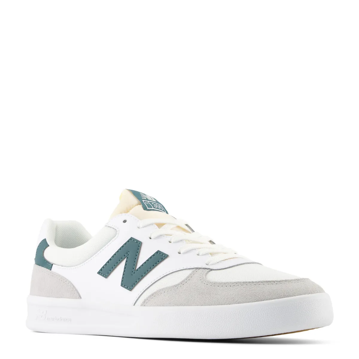 New Balance 300 Court in White with Brighton Grey and New Spruce