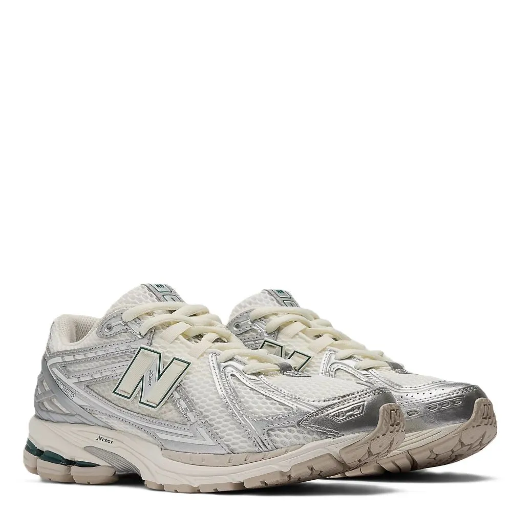 New Balance Women's 1906R in Silver Metalic with Sea Salt and New Spruce
