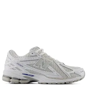 New Balance Women's 1906R in White with Team Royal and Silver Metallic