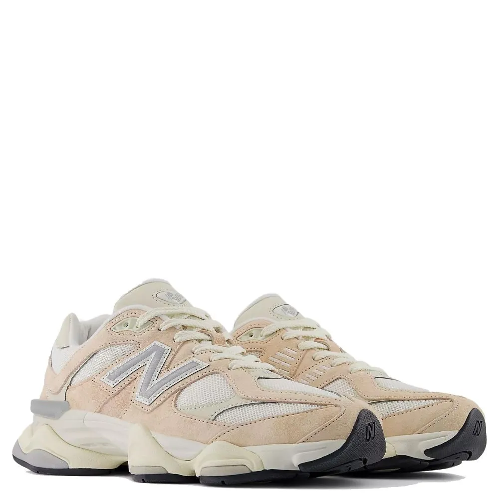 New Balance Women's 9060 in Vintage Rose with Sea Salt and Silver Metallic