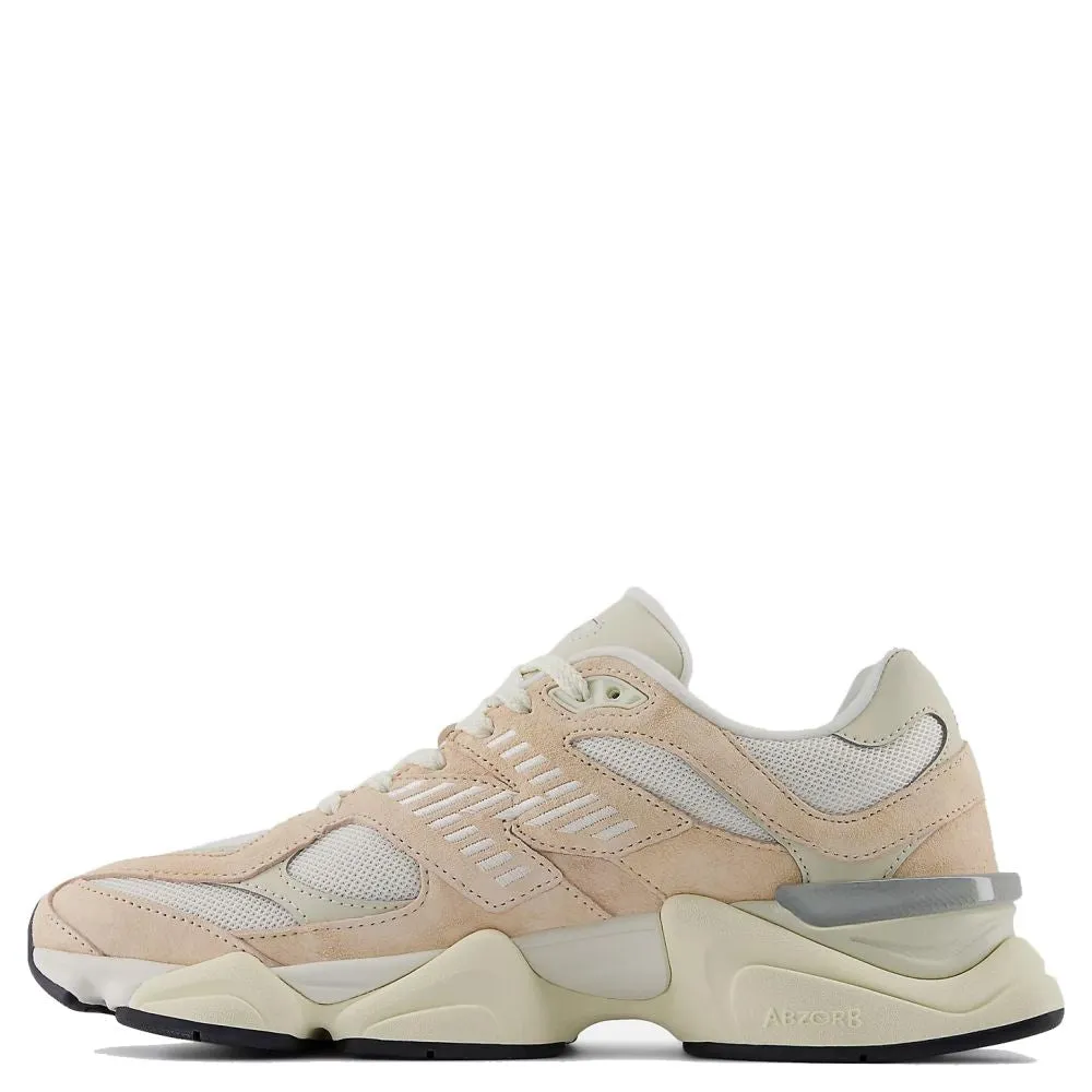 New Balance Women's 9060 in Vintage Rose with Sea Salt and Silver Metallic