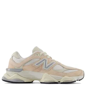 New Balance Women's 9060 in Vintage Rose with Sea Salt and Silver Metallic