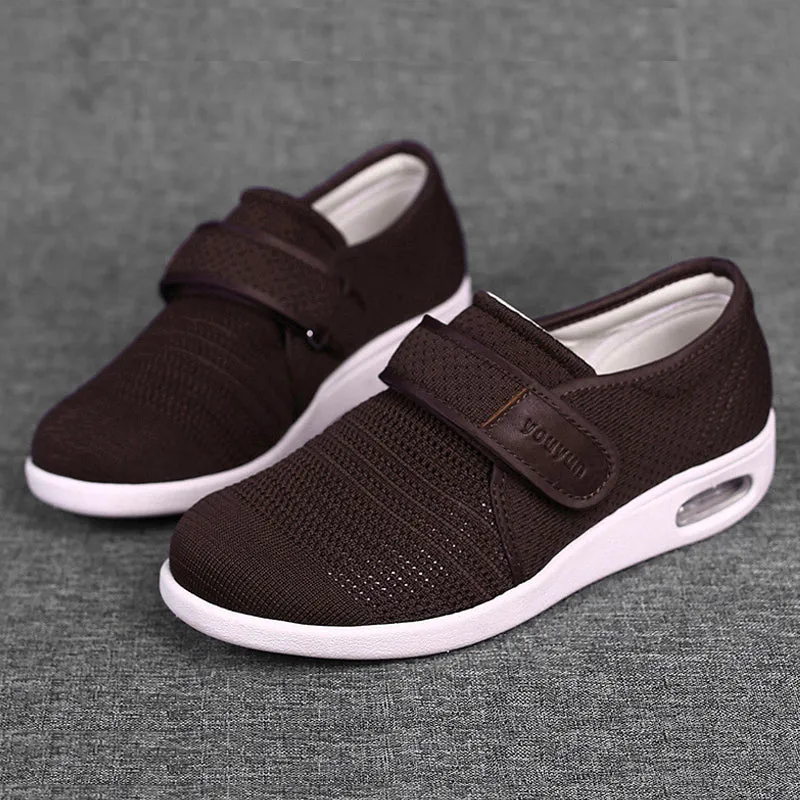Owlkay Plus Size Wide Diabetic Shoes For Swollen Feet Width Shoes-NW007