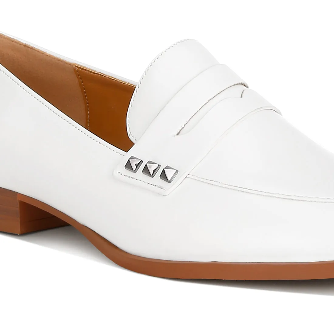 Patent Pleather Penny Loafers